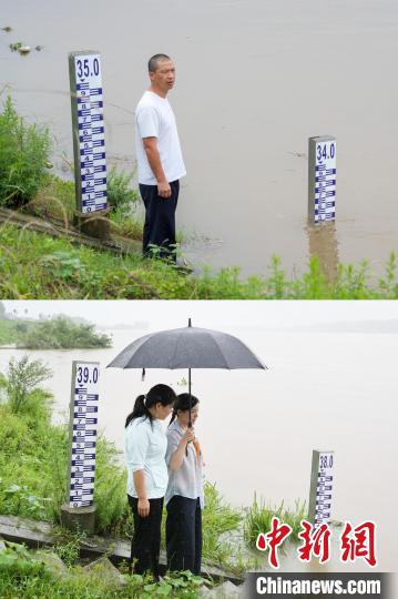 湘江长沙段超警戒水位 沿江村民24小时值守