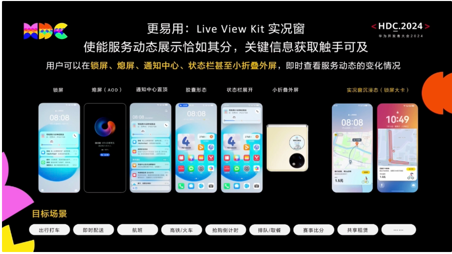华为鸿蒙HarmonyOS NEXT升级，实况窗“沉浸态”锁屏大卡来袭
