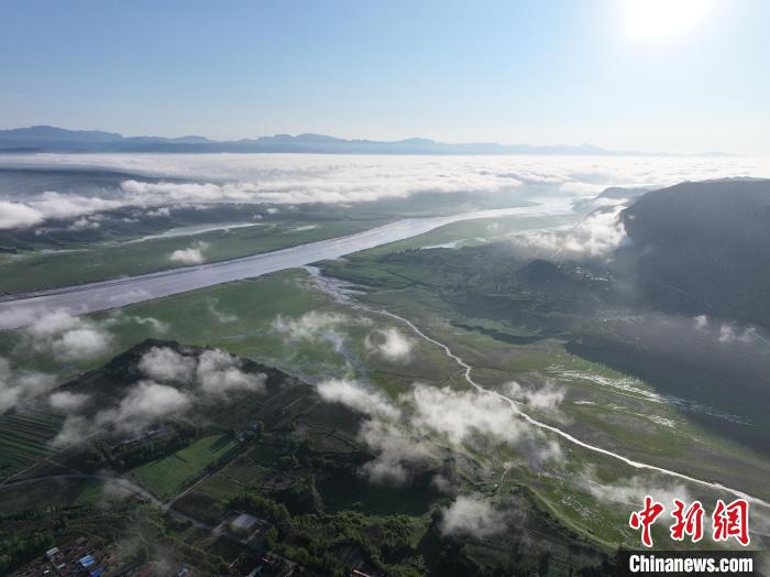 河南三门峡：夏日黄河风光美