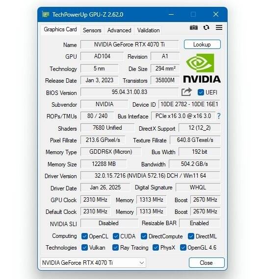 GPU-Z新版上线，RTX 50系列获支持，热点温度数据不再显示